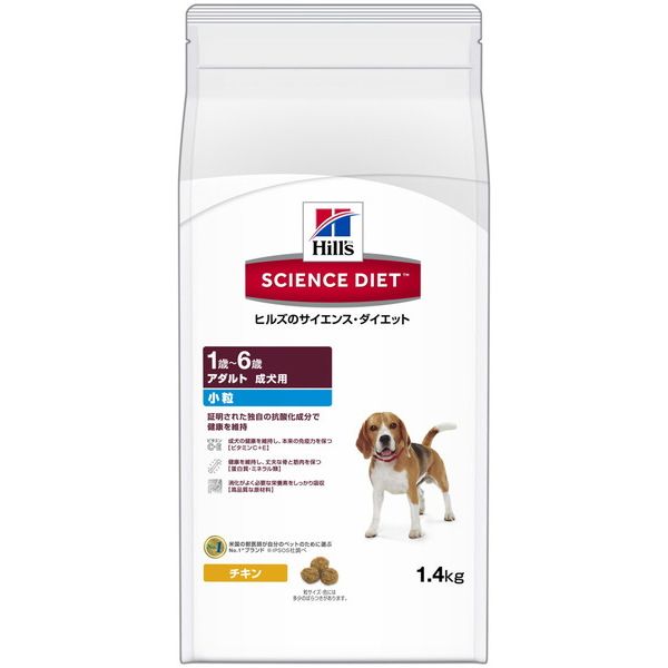 アダルト小粒成犬用 1.4kg×6
