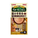 【商品説明】ちゅ〜るが主食になりました！・愛犬に必要な栄養素をバランスよく配合した総合栄養食のちゅ〜るごはん・穀物アレルギーに配慮したグレインフリー(小麦不使用)。・コンドロイチン、グルコサミン配合で関節の健康に配慮・ガラクトオリゴ糖、乳酸菌配合でおなかの健康に配慮・ミルクカルシウム配合で骨の健康に配慮・コラーゲンペプチド配合で皮膚の健康に配慮・穀物アレルギーに配慮したグレインフリー(小麦不使用)・緑茶消臭成分配合。緑茶エキスが腸管内の内容物の臭いを吸収し、糞・尿臭を和らげます。・原材料(成分)鶏肉(ささみ)、鶏脂、野菜(人参、かぼちゃ、いんげん)、鶏軟骨、チキンエキス、酵母エキス、ガラクトオリゴ糖、コラーゲンペプチド、サメ軟骨抽出物(コンドロイチン硫酸含有)、ミルクカルシウム、酵母、殺菌乳酸菌、増粘安定剤(加工でん粉、増粘多糖類)、ミネラル類(Ca、Fe、Cu、Mn、Zn、I、K、P、Mg)、ビタミン類(A、D3、E、B1、B2、葉酸、コリン)、グルコサミン、紅麹色素・賞味／使用期限(※半年以上期限が残っている物のみ出荷)24ヶ月・原産国または製造地日本・保存方法別途パッケージに記載・メーカー名いなばペットフード 株式会社【送料について】北海道、沖縄、離島は送料を頂きます。