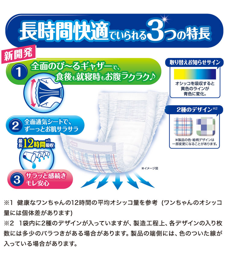 リコメン堂生活館の【2個セット】 ユニチャーム マナーウェア 長時間 快適オムツ 男の子用 Sサイズ 40枚 ペット用 オムツ おむつ 紙おむつ 超小型犬用 小型犬用 中型犬用 犬用 老犬 介護 しつけ お出かけ【送料無料】｜アングル2