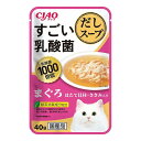 【24個セット】 CIAO すごい乳酸菌だしスープ まぐろ ほたて貝柱・ささみ入り 40g x24【送料無料】
