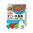 【2個セット】 CIAO すごい乳酸菌クランキーBOX シーフードバラエティ 20g×10袋 x2