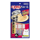 【12個セット】 CIAO ちゅ~る 総合栄養食 まぐろ&ほたて貝柱 14g×4本 x12【送料無料】