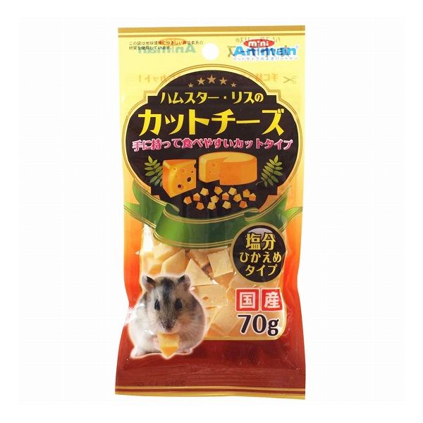 Foods - 【12個セット】 ミニアニマン ハムスター・リスのカットチーズ 70g x12【送料無料】