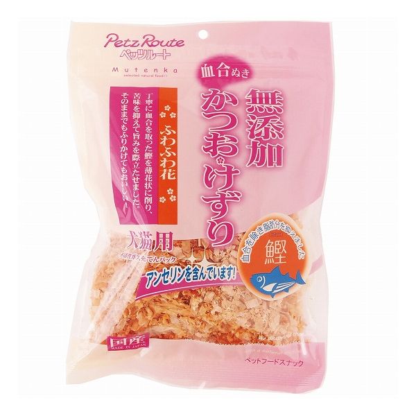 【6個セット】 ペッツルート 無添加 かつおけずり ふわふわ花 20g x6【送料無料】