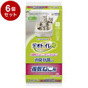 【6個セット】 ユニチャーム デオトイレ 複数ねこ用 消臭・抗菌シート 8枚 x6 デオトイレ用シート 猫用シート システムトイレ用 猫用トイレ 猫トイレシート...