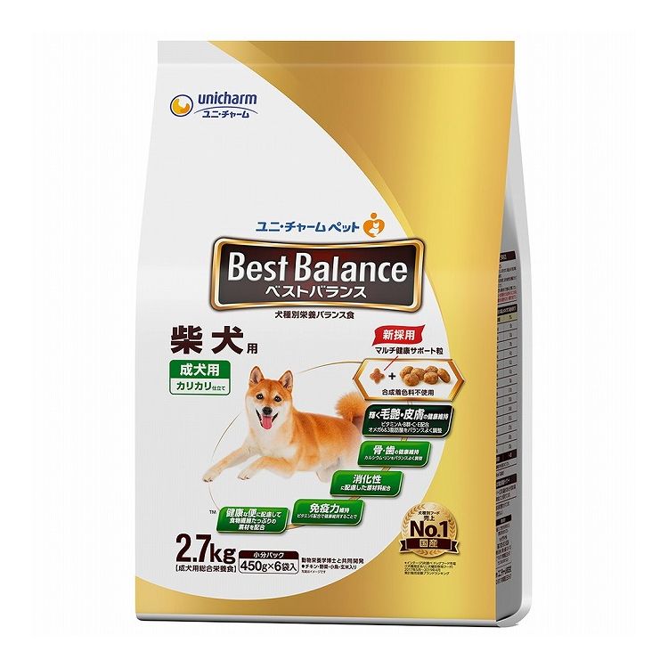 Old Dogs - 【4個セット】 ユニチャーム ベストバランス カリカリ仕立て 柴犬用 2.7kg【送料無料】