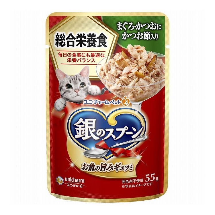 【取り寄せ品のご注意事項（ご注文前にご確認ください）】・本商品は原則注文後のキャンセルはお受けできません。・本商品と他商品で同梱注文をいただき、仮に他商品が完売等でご用意できない場合でも本商品は発送させていただきます。・本商品を複数（2点以上）注文いただき、完売等で注文数のご用意できない場合でもご用意できた数量は発送させていただきます。【商品説明】お魚の旨みギュッと・毎日の食事にも最適な栄養バランスの総合栄養食・たっぷりの身とうまみで抜群のおいしさを実現●原材料(成分)魚介類(かつお、まぐろ、かつお節、あじ、フィッシュエキス)、油脂類、チキン、小麦グルテン、酵母エキス、卵パウダー、増粘安定剤(加工でん粉、増粘多糖類)、調味料、ミネラル類(Ca、Cl、Cu、Fe、l、K、Mg、Mn、Na、P、Se、Zn)、ビタミン類(A、B1、B2、B6、B12、D、E、K、コリン、ナイアシン、パントテン酸、ビオチン、葉酸)、アミノ酸類(タウリン)●エネルギー約75kcal/100g●賞味／使用期限(未開封)720日※仕入れ元の規定により3ヵ月を切った商品は出荷致しません●保存方法・直射日光を避け、風通しのよい場所に保管してください。・開封後は、早めに与えてください。●原産国または製造地タイ【送料について】北海道、沖縄、離島は送料を頂きます。