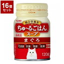 【16個セット】 いなばペットフード CIAO ちゅ~るごはんスープ 120g【送料無料】