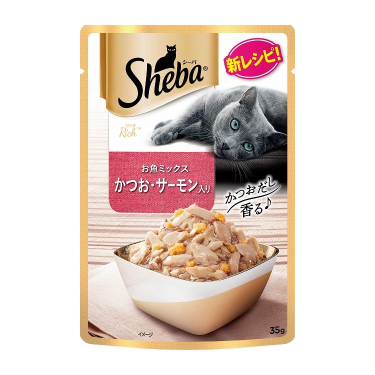 シーバ リッチ お魚ミックス かつお・サーモン入り 35g