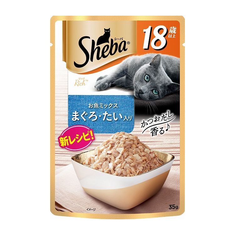 シーバ リッチ 18歳以上 お魚ミックス まぐろ・たい入り 35g