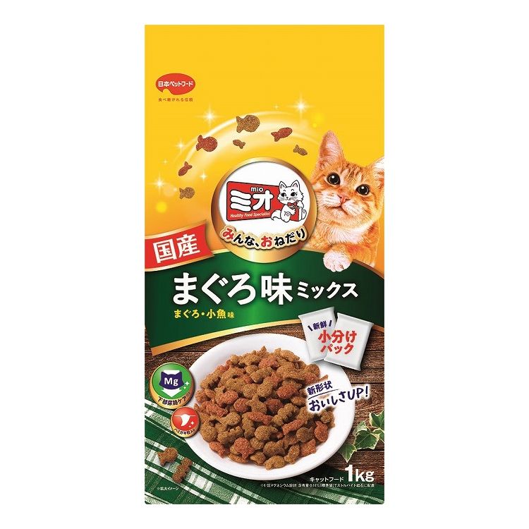 Mature Cat - 日本ペットフード ミオドライミックス まぐろ味 1kg