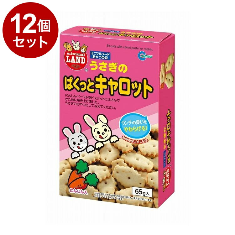 Squirrel - 【12個セット】 マルカン ぱくっとキャロット 65g【送料無料】