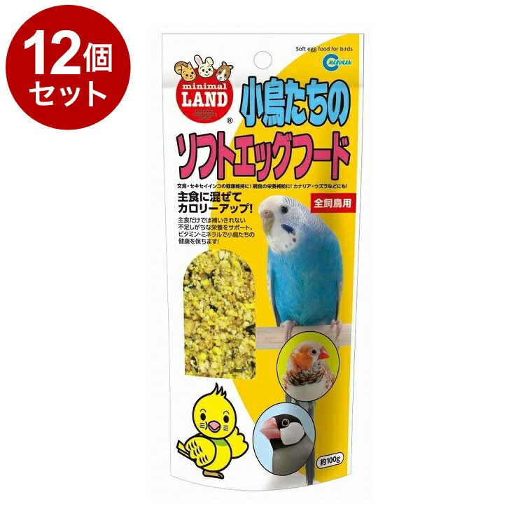 【12個セット】 マルカン 小鳥たちのソフトエッグフード 100g【送料無料】