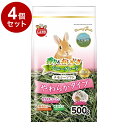 【4個セット】 マルカン バニーグレード チモシーソフト やわらかタイプ 500g【送料無料】