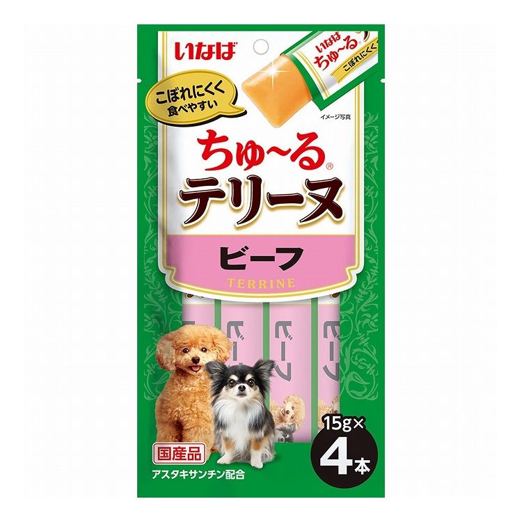 いなばペットフード ちゅ~るテリーヌ ビーフ 15g×4本