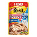 いなばペットフード 金のだしパウチ 乳酸菌入り まぐろ・かつお 40g