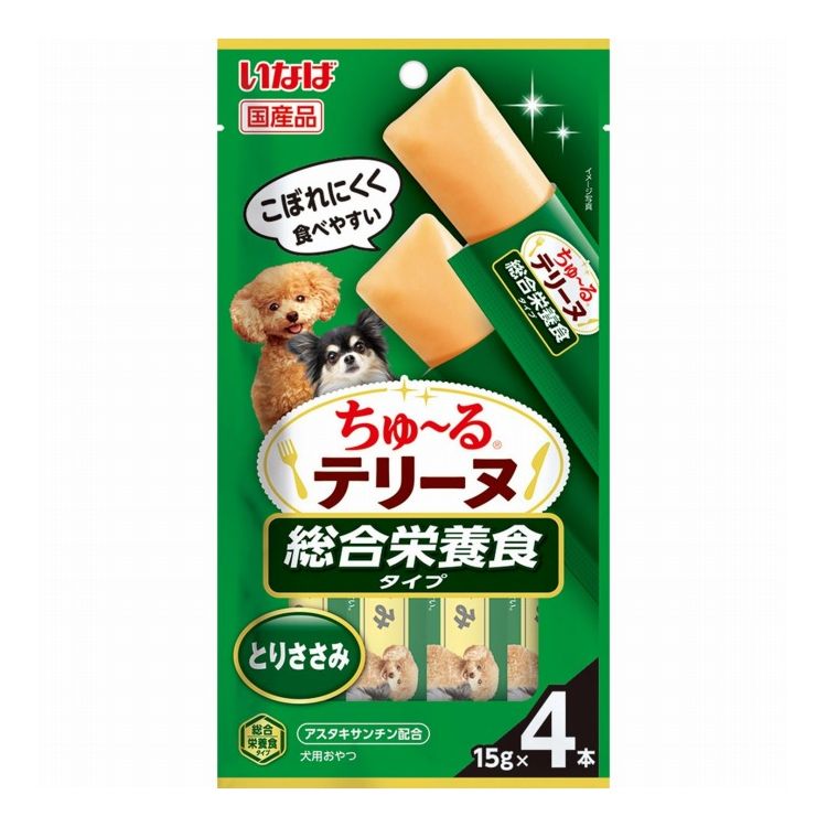 Semi Moist Food - いなば ちゅ~るテリーヌ 総合栄養食タイプとりささみ 15g×4本