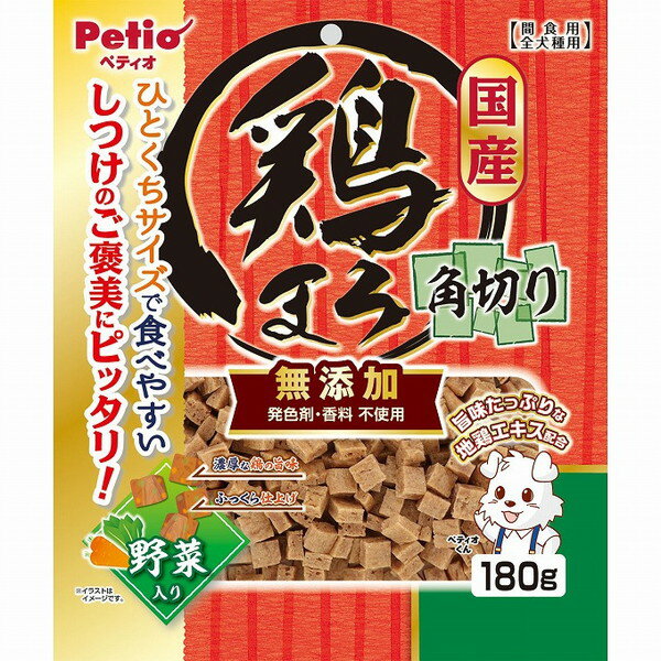 Old Dogs - ペティオ 鶏まろ 無添加 角切り 野菜入り 180g