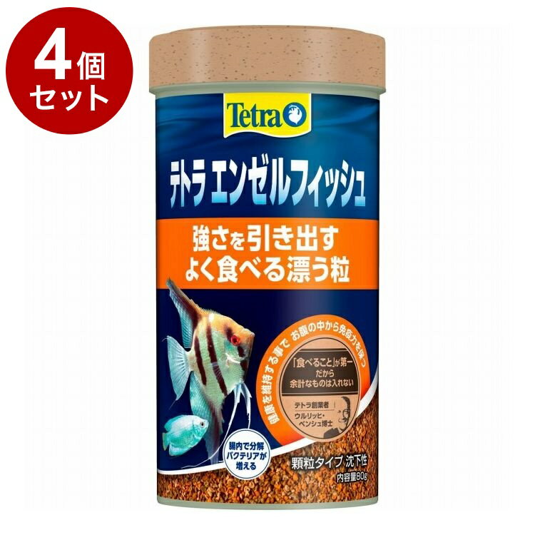 【4個セット】 テトラ エンゼルフィッシュ 80g【送料無料】