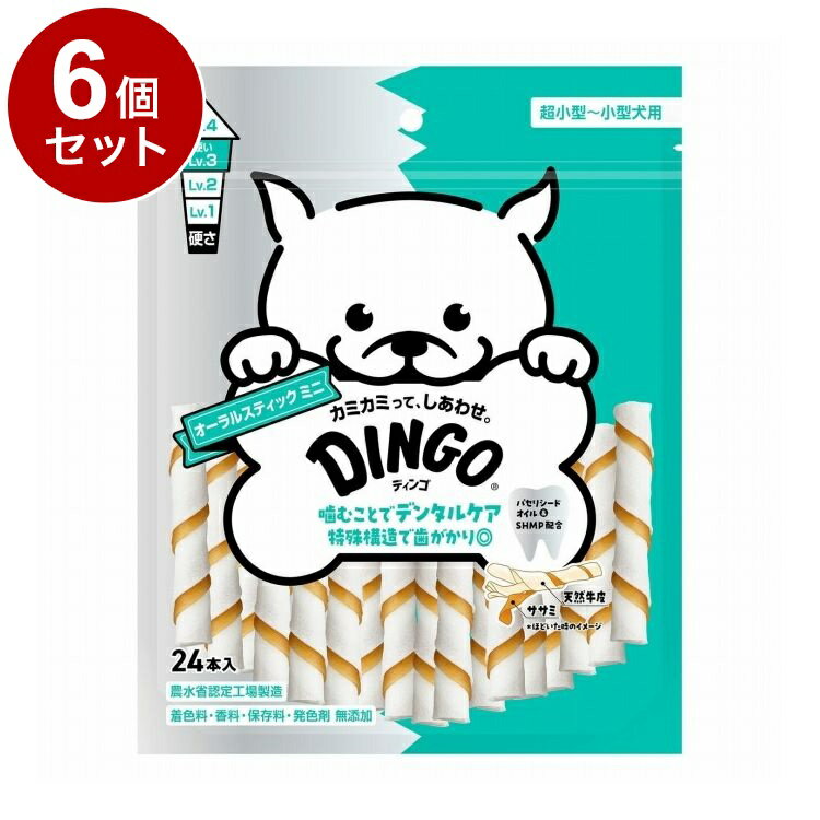 Chewing Gums - 【6個セット】 ディンゴ オーラルスティック ミニ 24本入【送料無料】