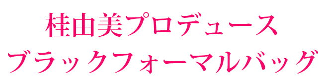 桂由美 ブラックフォーマルバッグ YKRE005(代引不可)【送料無料】 2