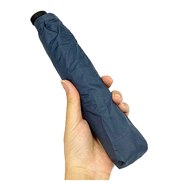 UVION WING ネイビー 50cm 傘 かさ 日傘 折りたたみ傘 雨具 UVカット 雨晴兼用 遮光 遮熱 紫外線 紫外線カット 夏 折りたたみ 軽量 ブルー(代引不可)【送料無料】