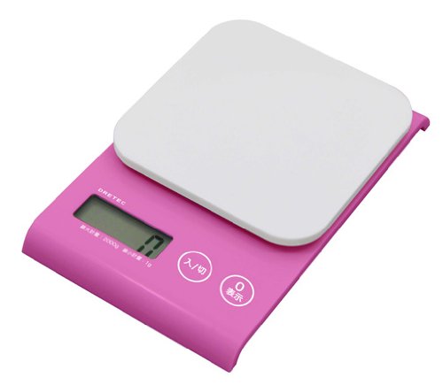 DRETEC デジタルスケール 「フラッペ」 2kg ピンク KS-249PK