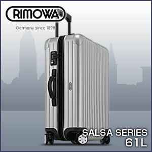 RIMOWA リモワ リモア SALSA サルサ マルチホイール TSAロック付 4輪 スーツケース キャリーケース クラシックシルバー 61L 844.63 84463 810.63.42.4 81063424【送料無料】【RCP】のサムネイル