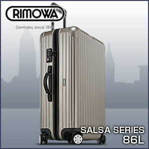 RIMOWA リモワ リモア SALSA サルサ マルチホイール TSAロック付 4輪 スーツケース キャリーケース プロセッコ 86L 869.70 86970 810.70.19.4 81070194【送料無料】【RCP】のサムネイル