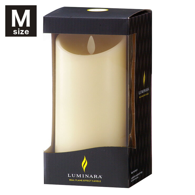 NEW LUMINARA ルミナラ LEDキャンドルライト 無香 Mサイズ アイボリー B03070020IV 3×6【送料無料】のサムネイル