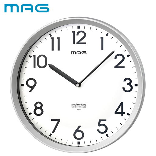 MAG 掛け時計 壁掛け時計 グリーン購入法適合商品 電波時計 アナログ 電池寿命5年 防災 安全 プラスチック オフィス 事務所 工場 倉庫 31.0cm シルバー エコグリン W-804 SM-Z ノア精密【送料無料】 MAG 掛け時計 壁掛け時計 グリーン購入法適合商品 電波時計 アナログ 電池寿命5年 防災 安全 プラスチック オフィス 事務所 工場 倉庫 31.0cm シルバー エコグリン W-804 SM-Z ノア精密【送料無料】