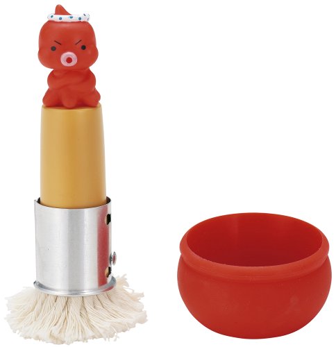 貝印 まいど本舗 タコやん たこつぼ受皿つき油引き (タコやん付き) DS-1019