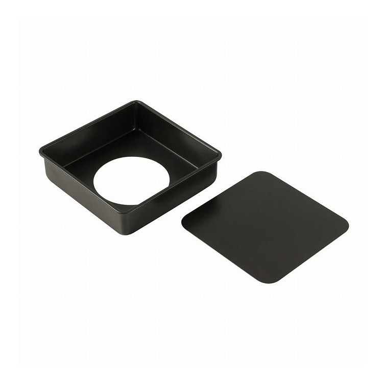 Cake Forms - Style Dolce ケーキ型 18cm スクエア 底取れ式 シリコン加工 製菓用品 LD-528 製菓 お菓子作り スイーツ バレンタイン