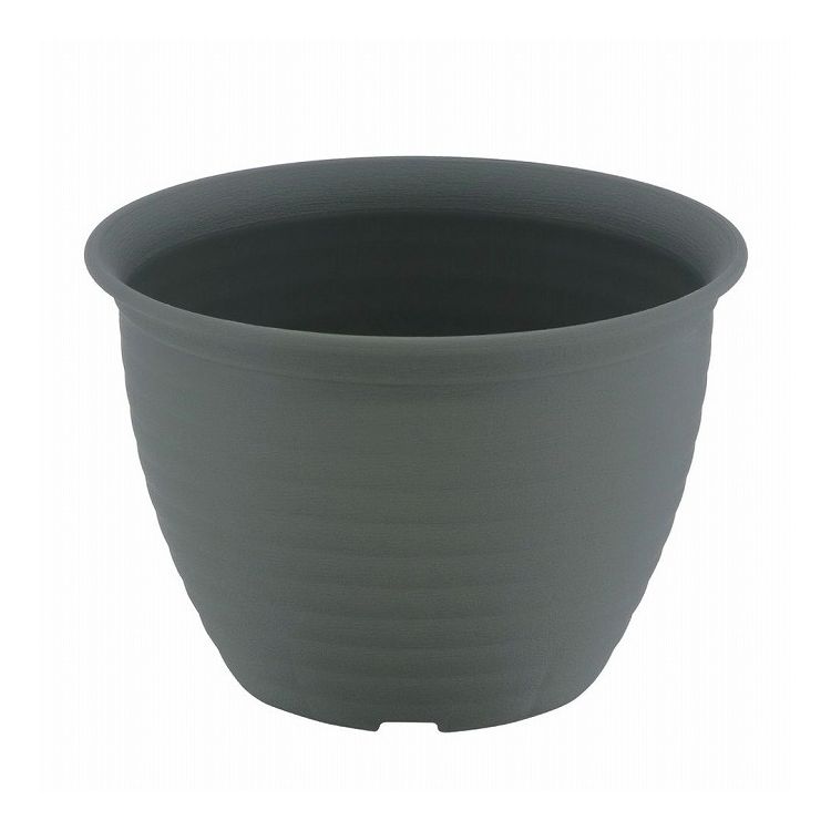 ベストコ フラワーリングポット 鉢 プランター 6号 モスグリーン MA-3265