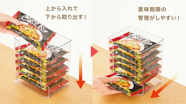 コジット サットリーナ ストッカー 取り出しやすい タワー型収納 クリア 一目瞭然...