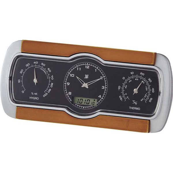 温湿度電波クロック C-8271 温湿度電波クロック C-8271/60点入り(代引き不可)