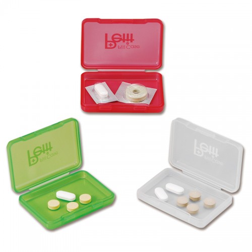 ペティ・ピルケース(日本製) ペティ・ピルケース グリーン/500点入り(代引き不可)【送料無料】