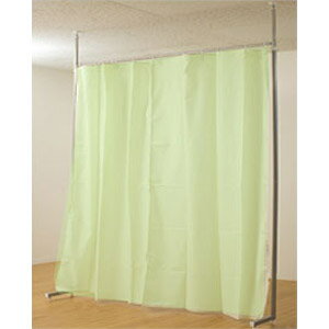 突っ張り間仕切りカーテン ライトグリーン NJ-0064【送料無料】