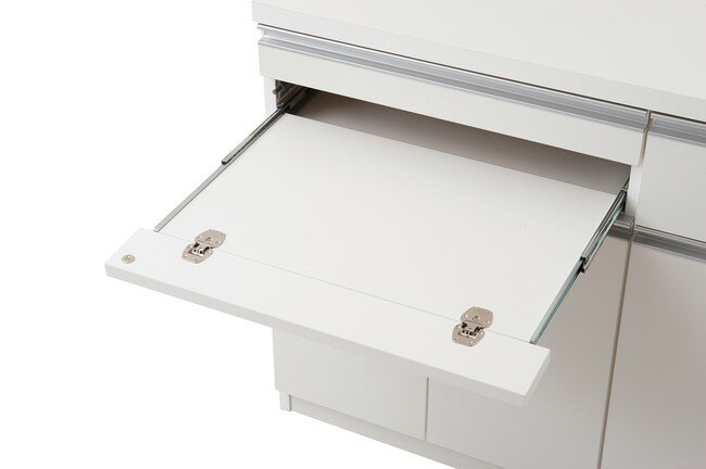 スタイリッシュデザインPCデスク WH TE-0120 国産 完成品 日本製 シンプル スタイ...