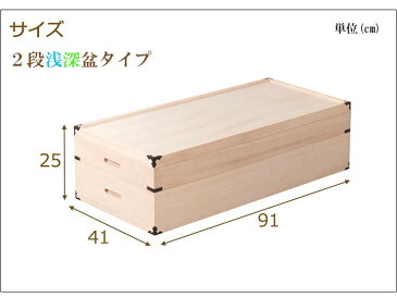 桐衣装箱 2段 高さ25cm 隅金具付 桐ケース 衣装ケース 押入れ クローゼット 桐たんす 保管庫 保管ケース 着物 衣類収納 洋服 浴衣(代引不可)【送料無料】