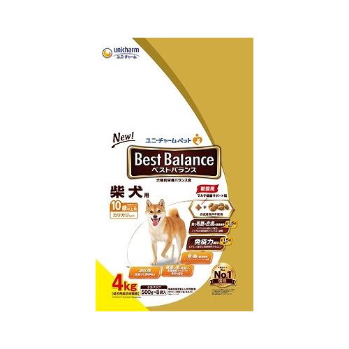 Mature Dog - ユニチャーム ベストバランス カリカリ仕立て 柴犬用 10歳以上用 4kg【送料無料】