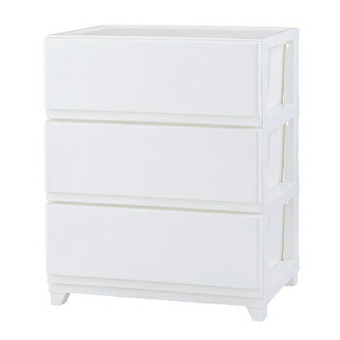 収納チェスト デコニー シーヴォ ワイド 3段 日本製 チェスト 収納ボックス 衣装ケース 収納ケース タ..