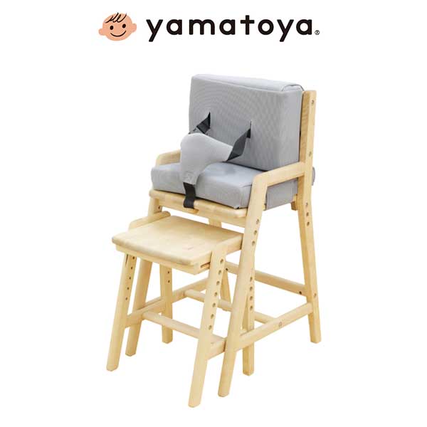 大和屋 Yamatoya マッチーズ ハイチェア 大和屋 ベビーハイチェア マッチーズ 木製 ナチュラル おしゃれ(代引不可)【送料無料】