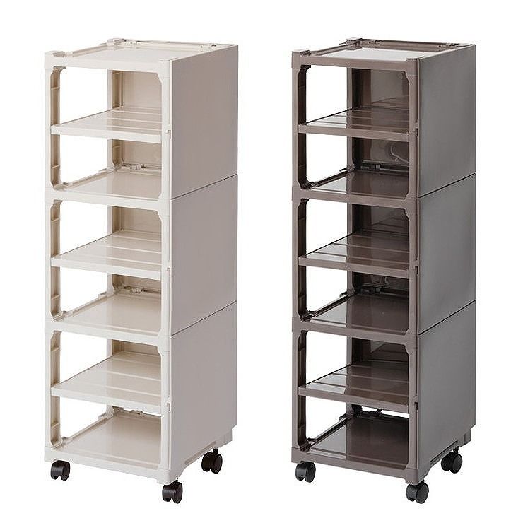 靴棚 カクストレージ シューズ6足収納ラック ベージュ ブラウン 上着 作業用 おしゃれ 機能性 工事 DIY メンズ レディース 兼用(代引不可)【送料無料】