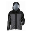 7710 KJレインパーカー チャコール 4L 3L LL L M S 上着 作業用 おしゃれ 機能性 工事 DIY メンズ レディース 兼用(代引不可)【送料...