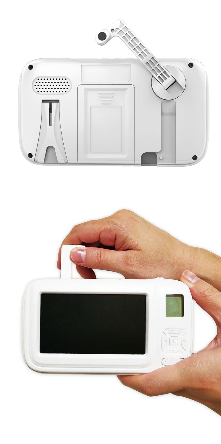 大画面ポータブルテレビラジオ 防災グッズ ワン...の紹介画像3