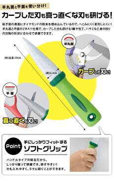 両面ダイヤ砥石・半丸 グリーン(代引不可)