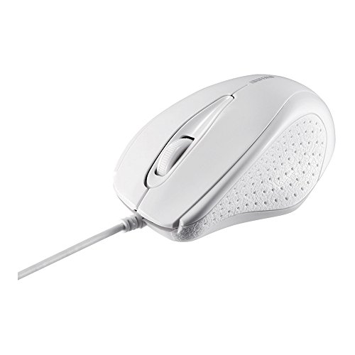 バッファロー 有線IRLEDマウス 3ボタン ホワイト BSMRU21WH