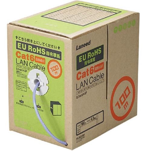 ELECOM EU RoHS指令準拠 CAT6対応 LANケー