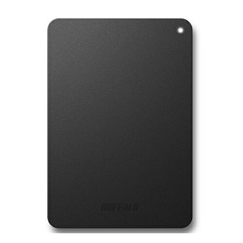 バッファロー ミニステーション ターボPC EX2対応 耐衝撃 USB3.0ポータブルHDD 500GB ブラック ( HD-PNF500U3-B )(HDD)のサムネイル